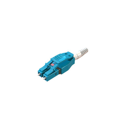 Mavi uniboot 2.0 LC Fiber Optic Connector Assembly Veri Merkezi Kablolama için Uniboot 2.0