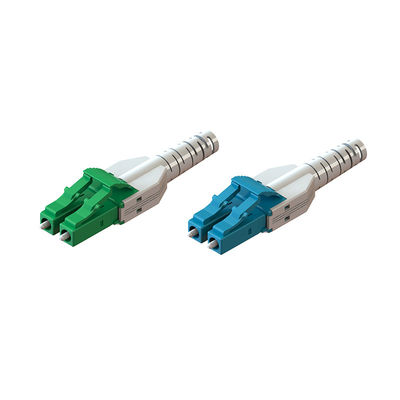 Normal LC Fiber Optic Connector Montajı Veri Merkezi için Uniboot 2.0 Beige