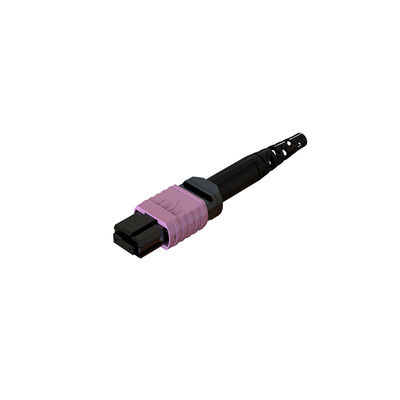 12 / 16 / 24 çekirdekler MPO Fiber Connector 3.0 60mm Erkek Kadın RoHS sertifikalı