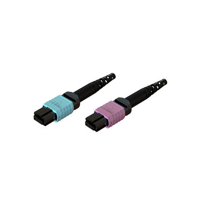 Yumuşak MPO Fiber Optic Connector 3.0 60mm Paralel Optik İletişim için 16 çekirdek