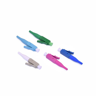 0.9mm LC Fiber Konnektör tümü PEI'de plastik simpleks dubleks FTTH için düşük kayıplı